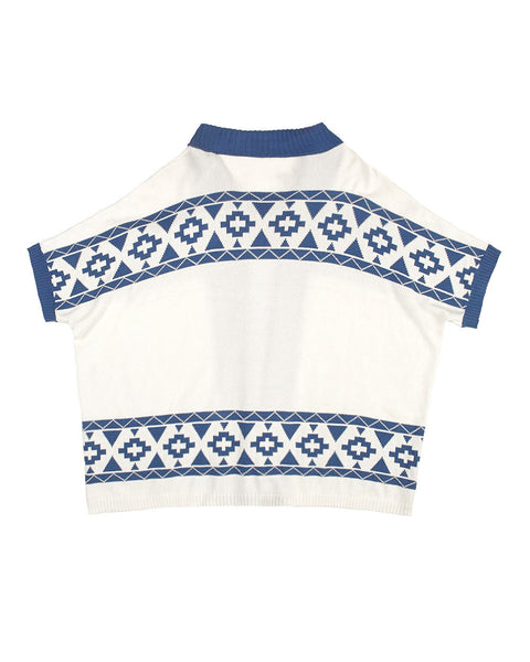 Aztec Cardigan | Cerulean