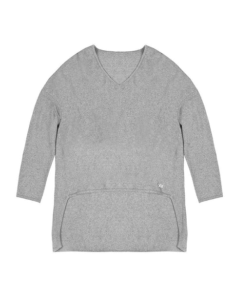 Lounging Vee | Heather Grey