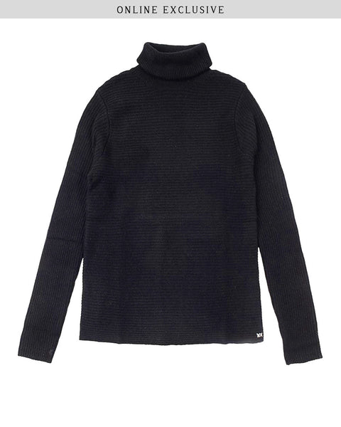 Horizontal Rib Turtle | Black