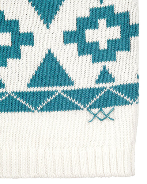 Aztec Cardigan | Aqua