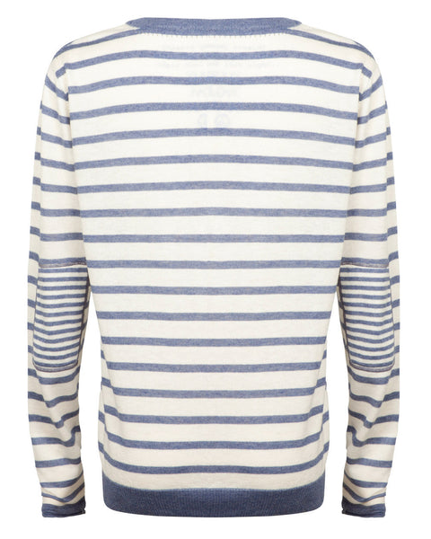 Boyfriend Vee | Cornflower Stripe