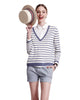 Boyfriend Vee | Cornflower Stripe