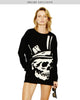 Bryan Adams Unisex Skull Sweater | Black