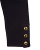 Buttoned Cuff Sailor Turtle | Black