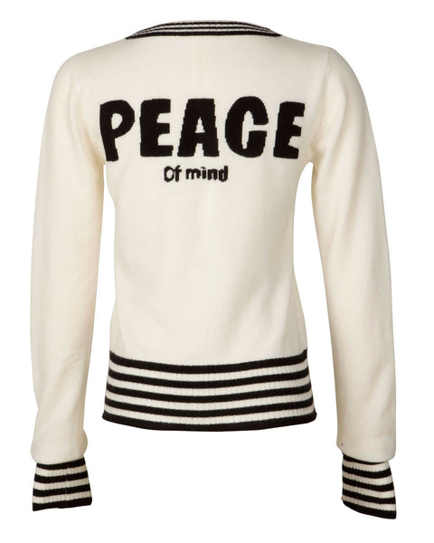 Peace of Mind Cardigan by Tracey Emin | Ivory