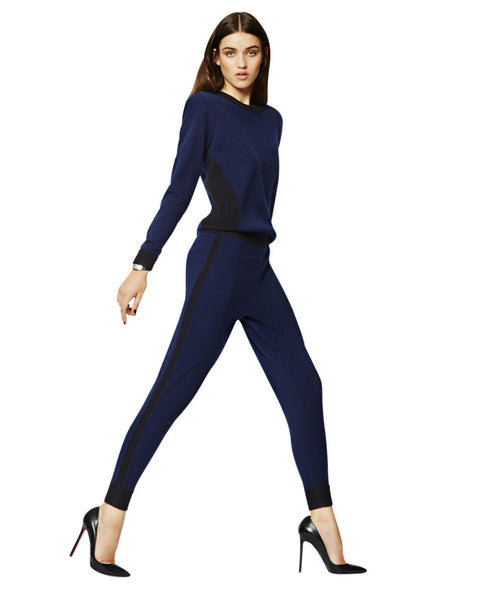 Panel Jumpsuit | Navy